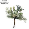 Simulación transfronteriza de flores, astas de árbol, letras de mano, diseño floral decorativo, ramo de boda, decoración de pared, colgante CF01115