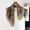 Pañuelo Cuadrado Pequeño 100% Algodón, Suave y Amigable con la Piel, Transpirable, Adecuado para Todas las Estaciones, Estilo Artístico, Pañuelo Decorativo Versátil, Bufanda para Cuello para Mujer