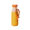 Nueva taza termo de acero inoxidable 316, botella de leche de alto valor que induce dopamina, taza portátil con popote, taza creativa de doble uso