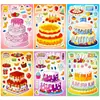 Compra Directa Transfronteriza CE.CPC 6 Hojas/Paquete Pegatinas de Unicornio Lindo que Cambian de Cara Pegatinas Puzzle Decorativas Interactivas para Niños