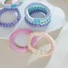 Goma para el Cabello Dulce Color Caramelo para Mujeres Alta Elasticidad No Daña el Cabello Cuerda para el Cabello con Corazón Femenino para Atar el Cabello Accesorios para el Cabello 2026 Nuevo Lindo