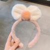 Xingdelu misma diadema de orejas de conejo Corea del Sur celebridad de Internet linda muñeca de dibujos animados pasador diadema cara de felpa lavado al por mayor