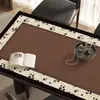 Jogo Americano de Mesa de Jantar Retrô Francês, Impermeável, à Prova de Óleo, Não Lavável, Novo Estilo 2026, Luxo Acessível, Toalha de Mesa de Alta Qualidade, Jogo Americano Anti-Escaldante para Mesa de Centro