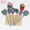 Suministros del Fabricante Utensilios de Cocina Espátula de Silicona, Cuchara para Cocinar Antiadherente, Juego de Utensilios de Cocina de Silicona al por Mayor