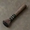 Juego de Té de Gres Accesorios Madera Maciza de Ébano Ceremonia del Té Seis Caballeros Juego Juego de Herramientas para Preparar Té Porta Té Cucharita de Té Aguja de Té