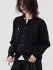 Cardigan de Cashmere Bordado de Coelho Nicho Coreano Feminino Solto Emagrecedor Manga Longa Casaco de Lã Malha Suéter Primavera Outono