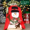 Bolsa Grande de Dulces de Papá Noel de Navidad Transfronteriza Bolsa Navideña de Dibujos Animados Regalo de Papá Noel Bolsa de Regalo