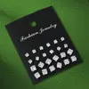 Pendientes de Zirconia y Perla Transfronterizos Europeos y Americanos Combinación de 12 Pares Traje de Pendientes Asequibles Moda Simple Pendientes Unisex