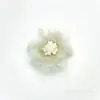Tela de Organza Estéreo Gasa Flor de Gasa Flor Artificial Material para Diadema Pinza para el Cabello Hecho a Mano DIY Zapatos y Sombreros Accesorios de Vestimenta