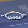 Cerámica de Jingdezhen Pulsera de Hielo Agrietado Estilo Étnico Joyería Fresca Hecha a Mano Pulsera de Moda Personalizada Retro Venta al por Mayor