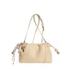 Bolsa Nuvem Plissada com Cordão Estilo Coreano para Mulheres 2026 Nova Tendência de Alta Qualidade para Primavera e Verão Bolsa Transversal Versátil e Fashion