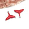 Pingente Cauda de Sereia de Aço Inoxidável que Não Desbota com Gotejamento de Óleo Acessórios de Joias Esmaltadas para Pulseira Colar DIY Material Atacado