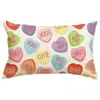 Fundas de Almohada Personalizadas para el Día de San Valentín Transfronterizas, Decoración de Atmósfera Festiva, Fundas de Cojín para Sofá del Hogar, Fundas de Cojín en Forma de Corazón para Dormitorio
