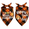 Bandana para mascotas transfronteriza Gato y perro fantasma de Halloween Bufanda triangular decorativa Bufanda decorativa para el cuello de fiesta navideña