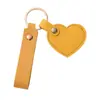 Chaveiro Pingente de Couro Moda Amor Criativo Cor Acessórios de Carro Decoração de Bolsa Pequena Fresca Formato de Coração Fofo