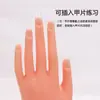 Modelo de Mão Falsa para Prática de Nail Art, Dedos Podem Ser Dobrados e Movidos, Pode Ser Posicionado e Inserido com Pontas de Unha, Realista e Flexível
