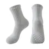 Calcetines Deportivos para Exteriores Transfronterizos, Suela Gruesa de Felpa, Antideslizantes, Amortiguadores para Correr, Absorbentes de Sudor, Transpirables, de Tubo Largo para Exteriores, Venta al por Mayor