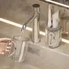 Set de Vasos de Lavado para Viaje Vaso Portátil para Enjuague Bucal Cepillo de Dientes Pasta de Dientes Caja de Almacenamiento para Cepillo de Dientes Vaso para Cepillarse los Dientes