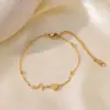 Pulsera Más Vendida 1Qiyun Joyería Moda Europea y Americana Pulsera de Acero de Titanio Lujo Ligero Estilo Nicho Accesorio de Alta Gama