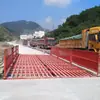 Dispositivo de lavado automático completo para vehículos pesados de 100 toneladas utilizando lavacoches de placa plana en la entrada y salida del área de la planta industrial