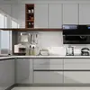 Pegatinas para armario color sólido pintura superficie brillante papel tapiz autoadhesivo impermeable y a prueba de humedad puerta de armario encimera de mesa pegatinas de renovación de muebles