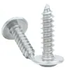 Tornillos Autorroscantes Redondos de Acero al Carbono Niquelado con Arandela, Ranura Torx Tornillos Autorroscantes M2/M3/M4/M5