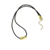 Novo Colar Dourado Tubo Redondo Pequeno Estilo Chinês, Requintado e de Alto Padrão, com Design de Nicho e Toque Criativo, Adequado para Uso Diário, Colar Simples e Versátil