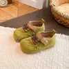 Birkenstocks Retro para Niñas 2026 Nuevas Llegadas Primavera/Otoño Versátiles de Moda Cómodas para Niñas Pequeñas Estampado de Leopardo Casual Zapatos Individuales