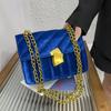Bolso de cadena con costuras cruzadas para mujer, bolso de hombro bandolera de mano, bolsos de hombro y mensajero