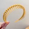 Diadema infantil con flequillo de verano para niñas, accesorio para el cabello con pinza dentada antideslizante, diadema de princesa, accesorios para el cabello