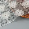 Nuevo Tejido de Encaje con Lentejuelas Florales de Malla Tridimensional, Mantel Bordado, Vestido, Vestido de Novia, Tejido Bordado