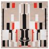 Bufanda de seda Mai Tong de 60 cm x 60 cm, nueva bufanda cuadrada de seda artificial profesional con colores geométricos a juego para mujer, bufanda al por mayor
