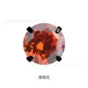 Piercing para labio de aleación de titanio F136 con rosca interna, circonita 5A, base de arco brillante de alta gama, accesorio de piercing para cartílago del oído con garra negra