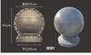 Componente de Cimento Bola de Feng Shui Pré-fabricada Estilo Europeu Acessórios para Casa Coluna de Canto de Varanda Vaso Coluna Ornamento de Corrimão Molde