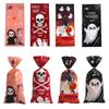 Bolsas de Dulces de Halloween Transfronterizas Bolsas Planas Opp Creativas Bolsas de Regalo Decoración de Fiesta Bolsas con Cordón