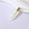 Pasador de Acetato Estilo Coreano para Flequillo, Pinza de Pato Acrílica para el Cabello Lateral, Pasador Invisible para Mechones Sueltos