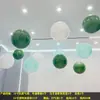 Decoração de balões para evento de loja em novo shopping em 2026, celebração de aniversário de inauguração, bolas suspensas no teto, configuração para transmissão ao vivo
