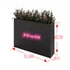 Hierro Forjado Acero Inoxidable Lámina Galvanizada Valla Soporte para Flores Macetero Exterior Estante Macetero Partición de Restaurante Jardinera Departamento de Ventas Parterre Jardinera