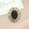 Liga Oval Full Strass Espelho Cristal Acessórios de Cabelo DIY Roupas Sapatos Roupas Bolsas Prato de Flor Fivela de Strass Materiais de Adorno de Cabeça Feitos à Mão