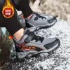 Zapatos de Algodón de Invierno para Niños Medianos y Grandes Zapatos de Algodón Gruesos con Felpa Adicional Cálidos Antideslizantes Botas de Nieve Zapatos para Niños Niños