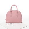Mini Bolso Shell de Cuero Genuino, Bolso de Mano de Piel de Vaca de Capa Superior con Patrón Lichi, Bolso Pequeño Cruzado, Bolso de Hombro, Bolso de Mujer, Moderno y Versátil