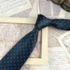 Vestido Retro Estilo Coreano para Hombre 8CM Patrón de Novio de Boda Raya de Negocios Corbata de Nudo Manual Rojo Vino marrón Verde Militar