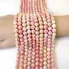 Venta al por mayor 8mm Bolas Florales de Cristal Color Macarrón Color Teñido en Agua Conservación del Color DIY Hecho a Mano Joyería con Cuentas de Cristal Accesorios