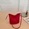 Bolsa Transversal de Ombro Grande Capacidade, Tecido de Nylon, Repelente à Água, Bolsa Feminina Estilosa, Versátil, Cor Sólida, Bolsa Feminina Simples e Moderna