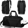 Mochila Fitness Bolsa Esportiva Duffel com Múltiplos Bolsos Compartimento Separado para Sapatos Compartimento Úmido para Viagens Curtas Homens Mulheres Acampamento
