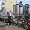 Suministro en Stock de Mezcladores de Gránulos de Plástico, Barriles Mezcladores de Plástico de Acero Inoxidable, Fabricante de Máquinas Mezcladoras Verticales Grandes