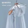 Impermeable eléctrico para patinete, de cuerpo entero, integrado, engrosado, suave, resistente al frío, tamaño ampliado, engrosado, anti-lluvia intensa, impermeable ampliado
