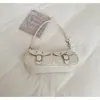 Bolso de Axila de Moda para Viajes Diarios 2026 Nuevo de Moda Genial Bolso para Motocicleta Bolso de Mano Texturizado Bolso Cruzado de Hombro Informal