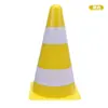 23cm Cabeça Redonda Sinal de Barricada Cone de Estrada Refletivo Balde Adesivo Equipamento de Treinamento de Futebol Equipamento de Treinamento Ágil Espessado