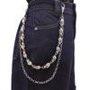Joyas de Amazon, Colgante de Calavera Personalizado de Moda, Cadena Metálica de Doble Capa para Pantalones, Mismo Estilo para Hombres y Mujeres, Accesorios de Halloween